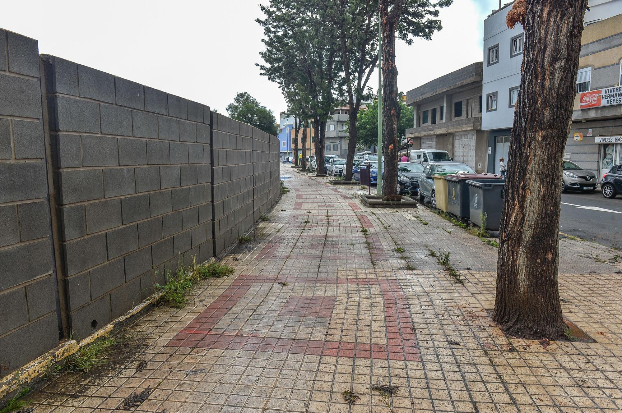 Consecuencias del temporal en el barrio de Las Mesas