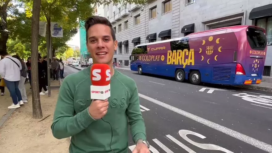 Sport explica cómo ha sido la llegada del Barça a Madrid