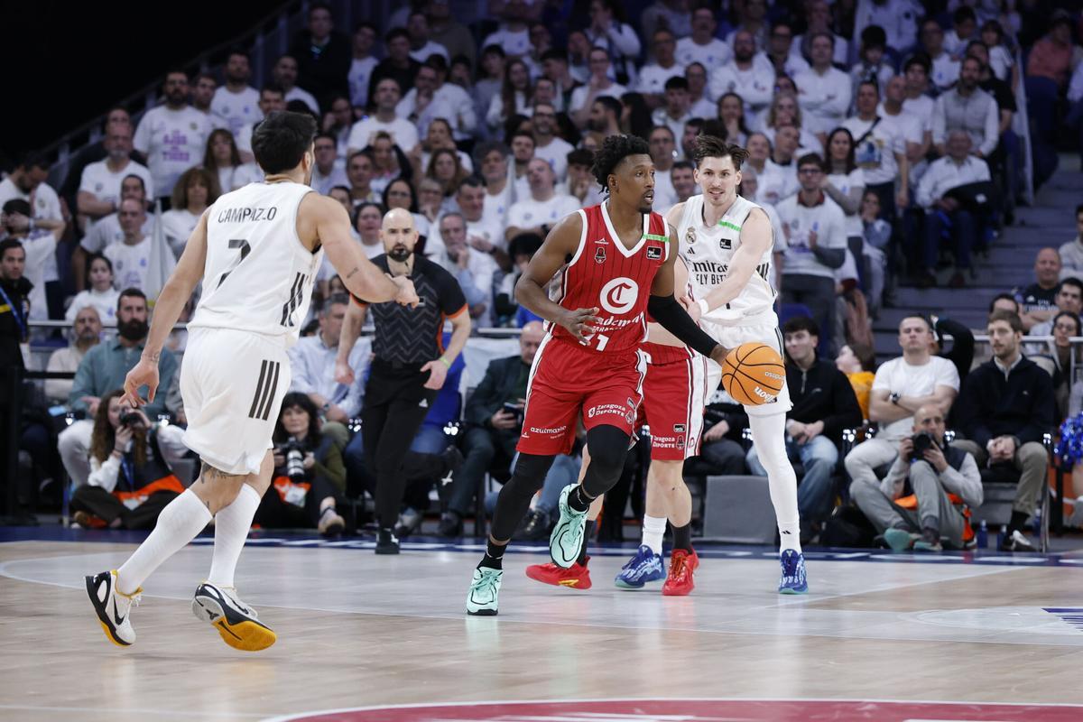 Josh Richardson, este domingo en su debut en Liga Endesa ante el Real Madrid.
