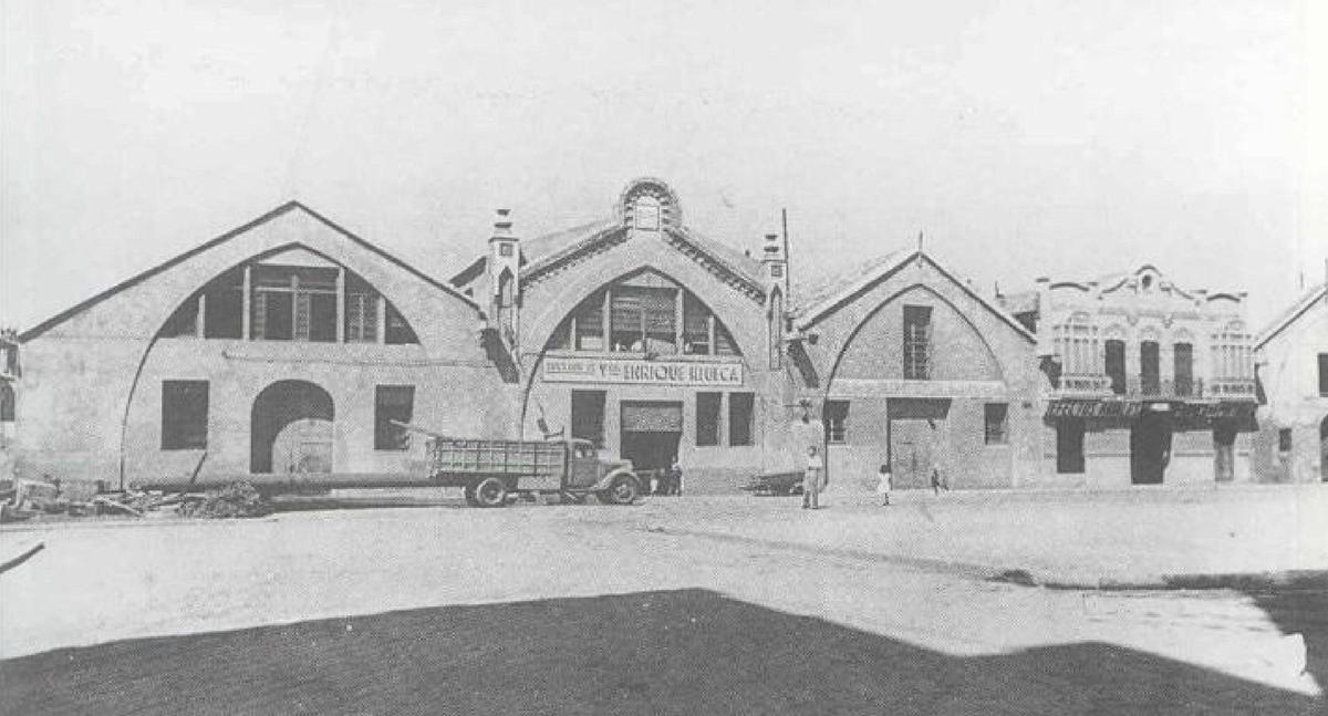 Les Drassanes del Grau durant la postguerra.