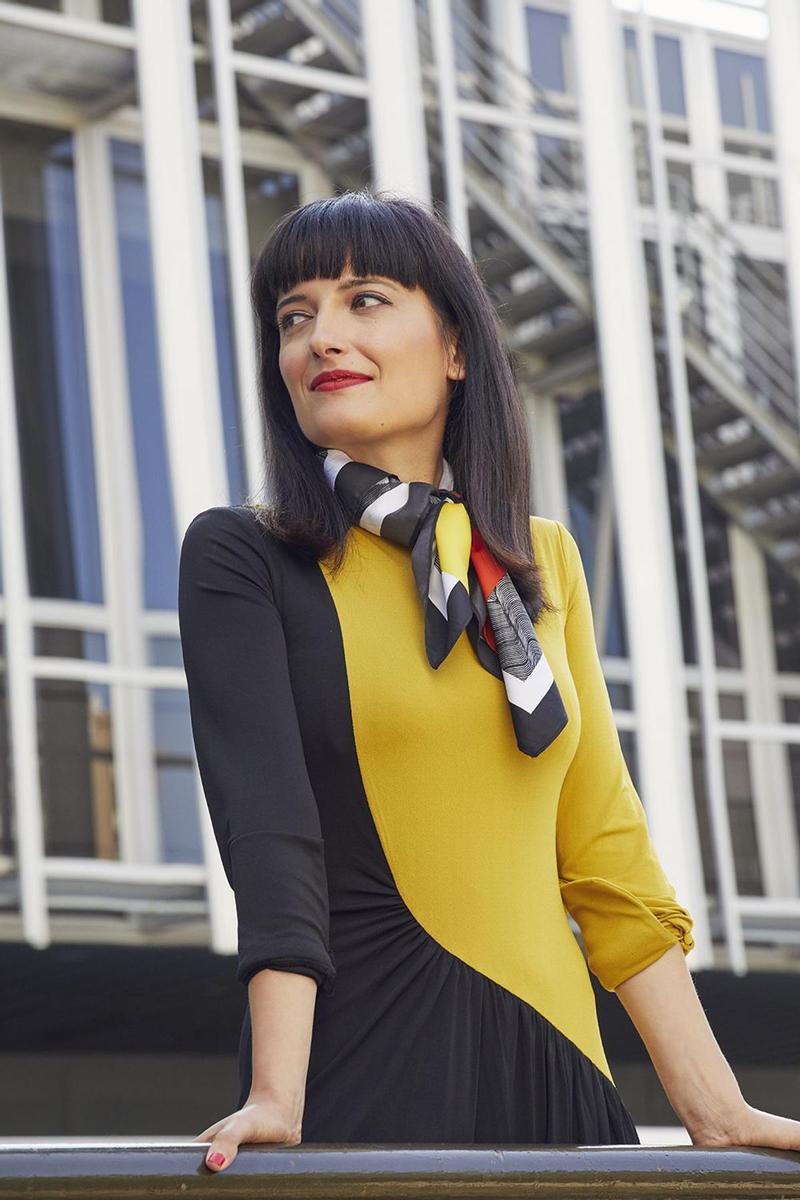 Lara Lars con look de H&M Studio