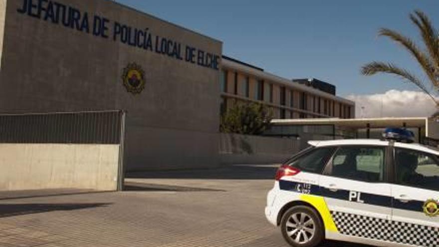 La Jefatura de la Policía Local de Elche.