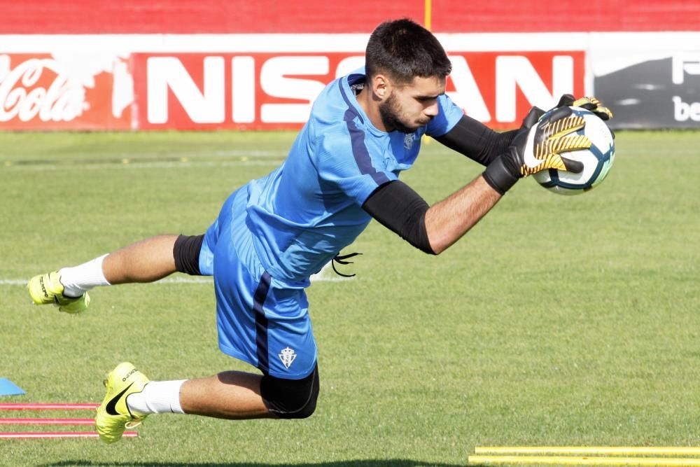 Entrenamiento del Sporting