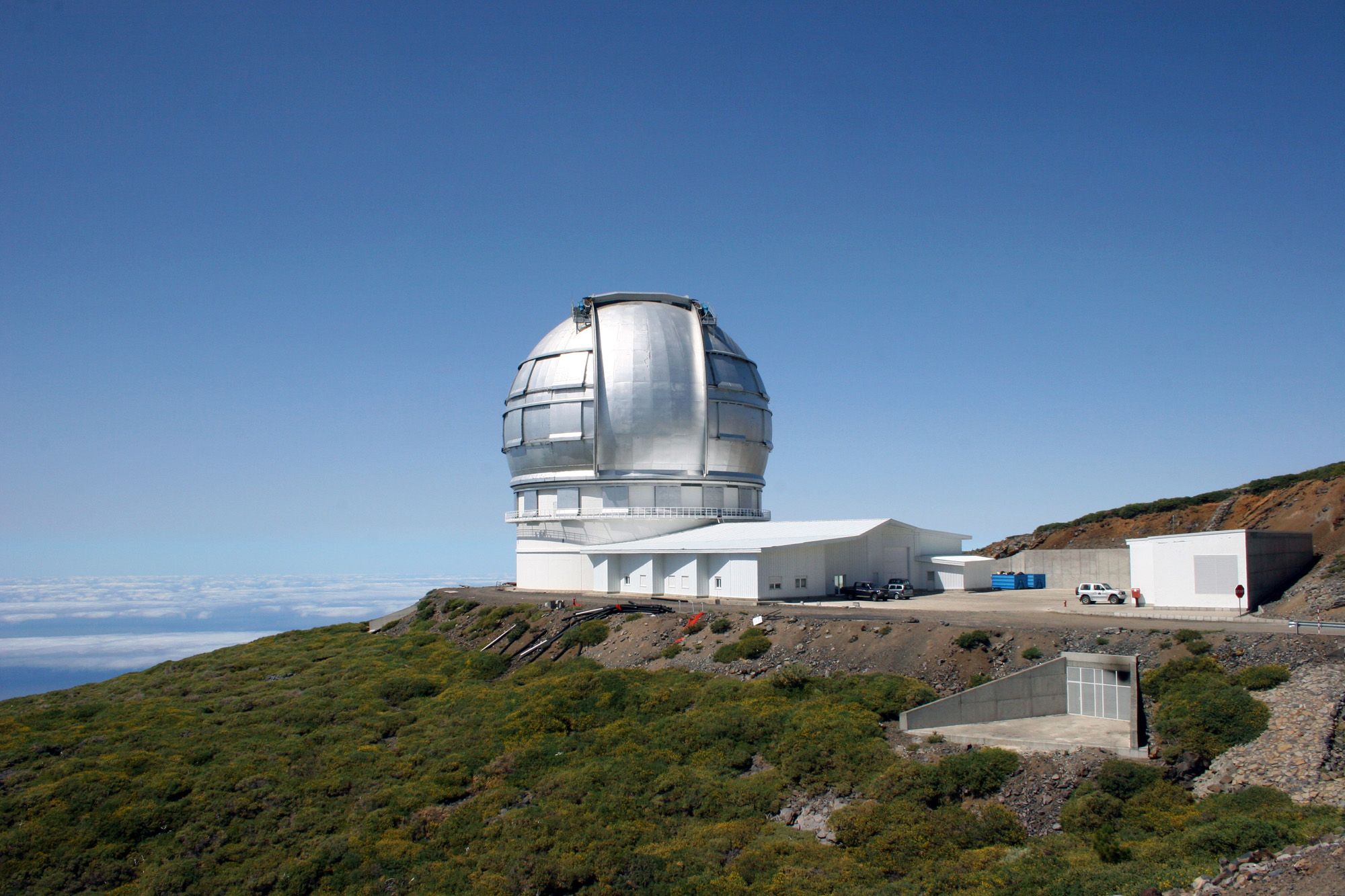 Gran Telescopio de Canarias, en el Observatorio Roque de Los Muchachos, en La Palma