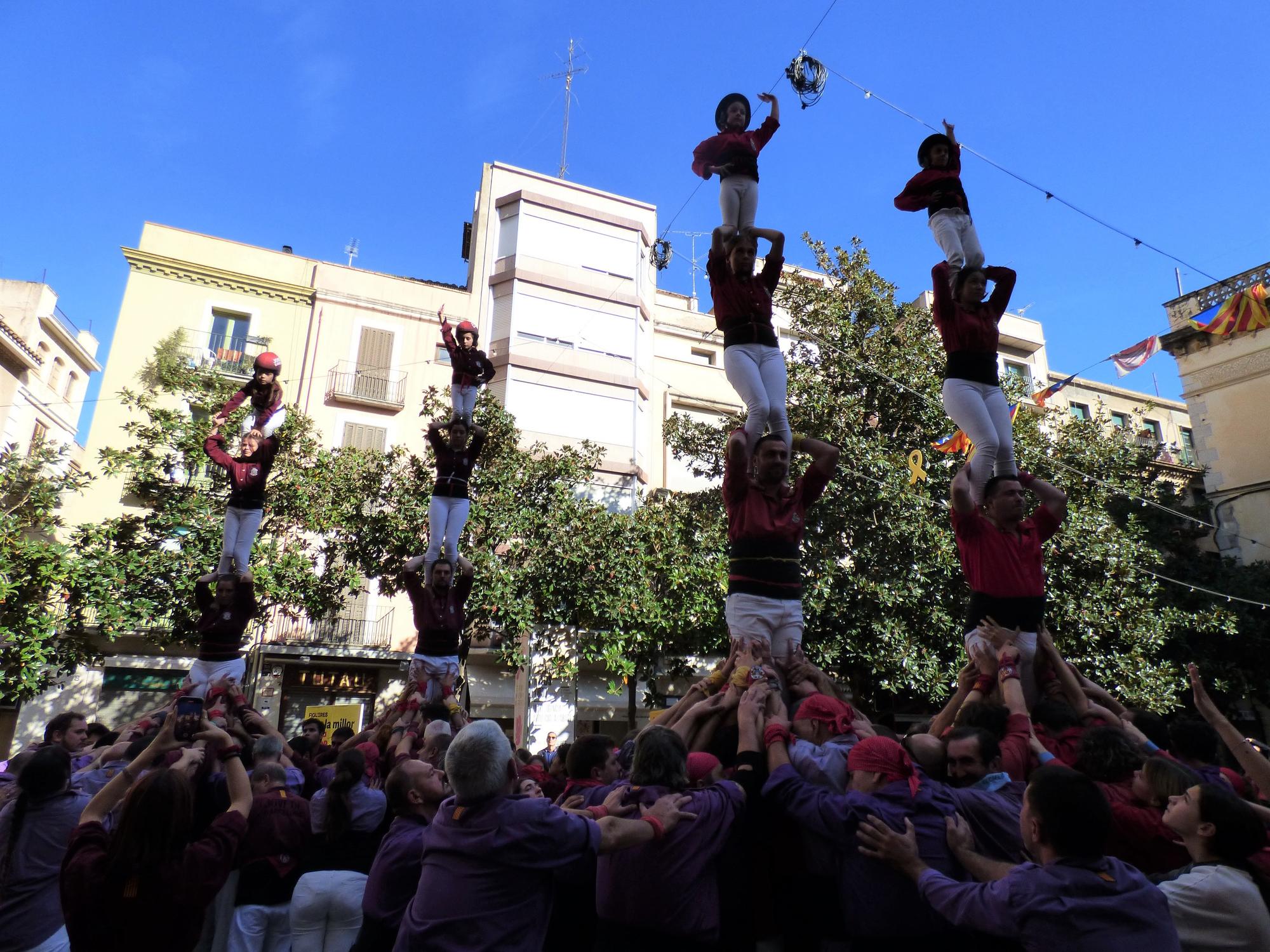 Els Merlots de Figueres celebren el final de temporada acompanyats de la Colla Jove de Barcelona i els Maduixots