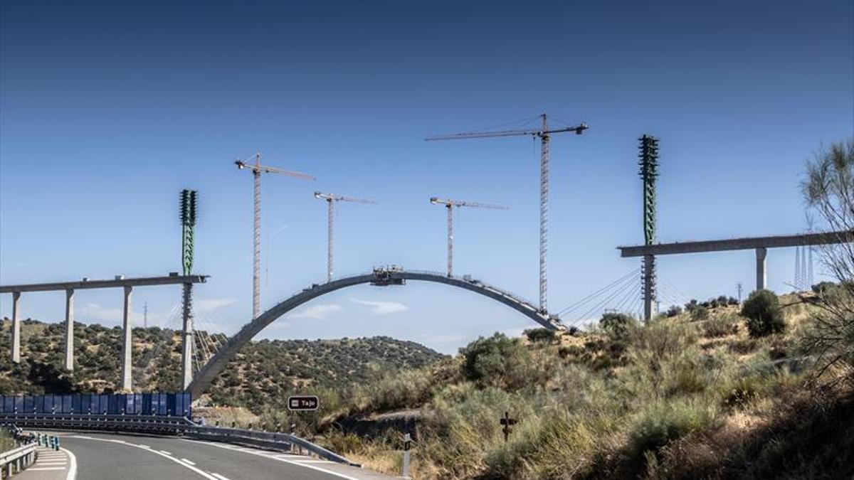 Obras de alta velocidad en Extremadura
