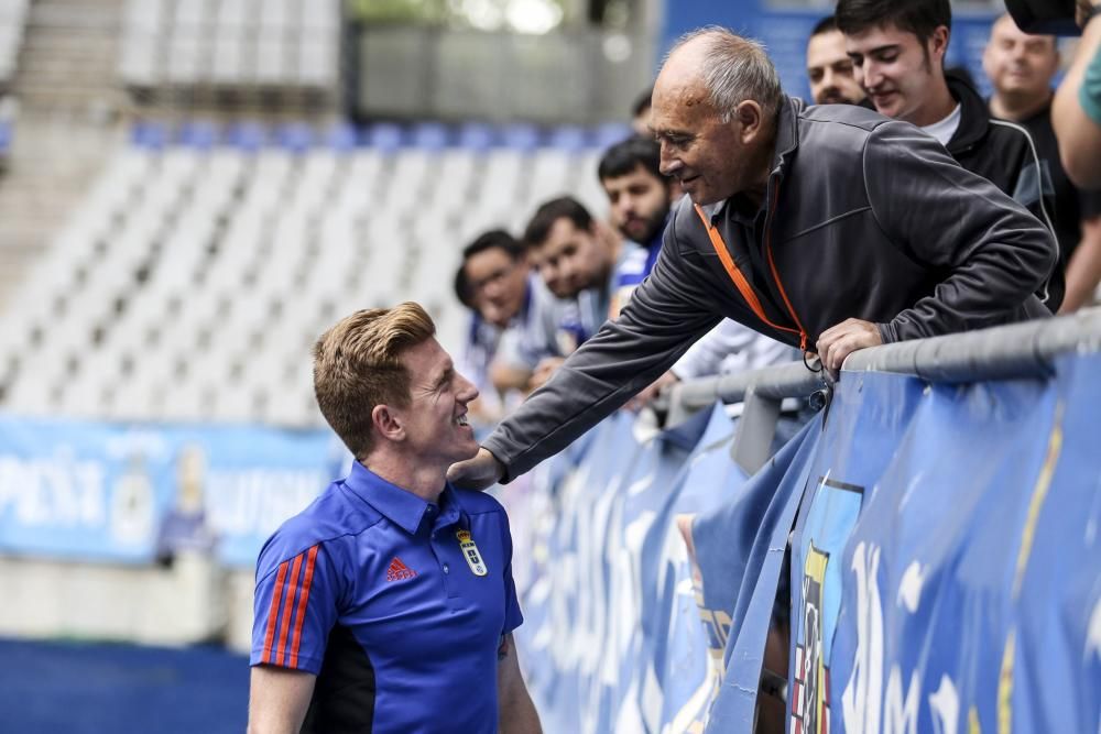 Presentación de Mossa en el Oviedo