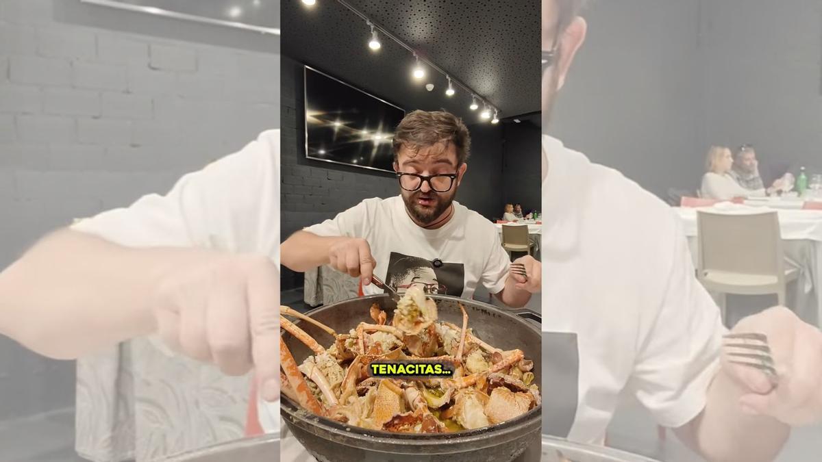 El restaurante de Zaragoza que invitó a un influencer a una langosta de 400 euros: "Vaya locura"