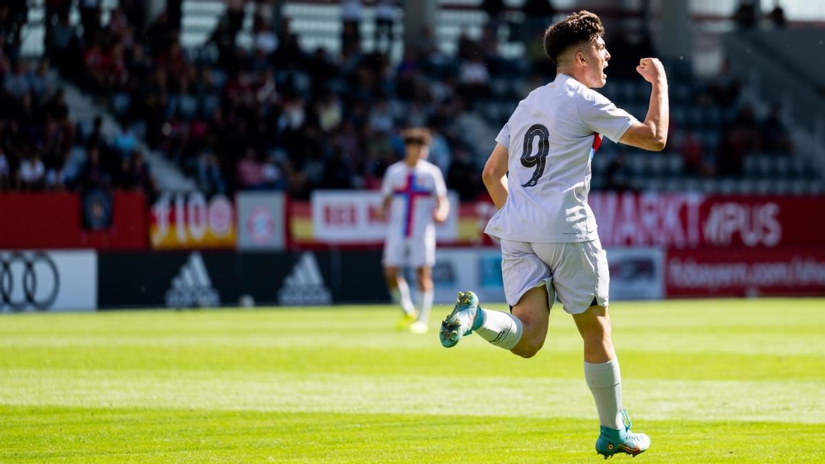 Barberá logró un 'hat-trick' ante el Bayern en Múnich en la UEFA Youth League