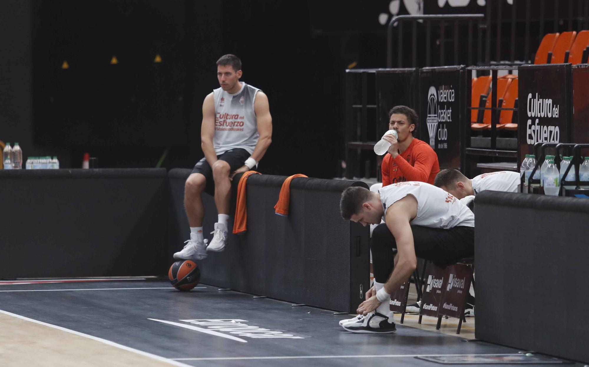 Así fue la sesión de entrenamiento para Valencia Basket