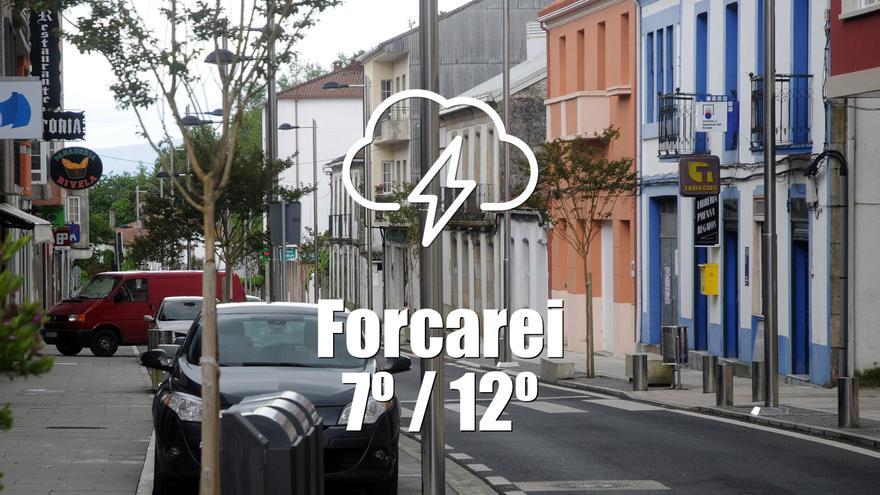 El tiempo en Forcarei: previsión meteorológica para hoy, viernes 26 de abril