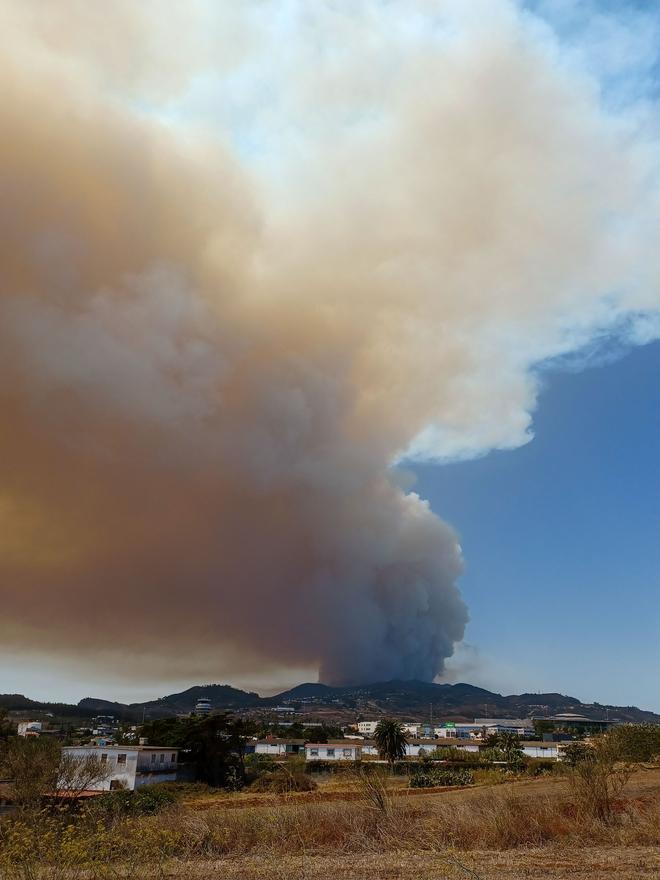 Incendio en Candelaria y Arafo, Tenerife