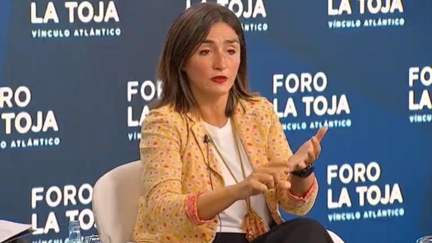 Rocío Martínez-Sampere, durante una intervención en el Foro. // FdV