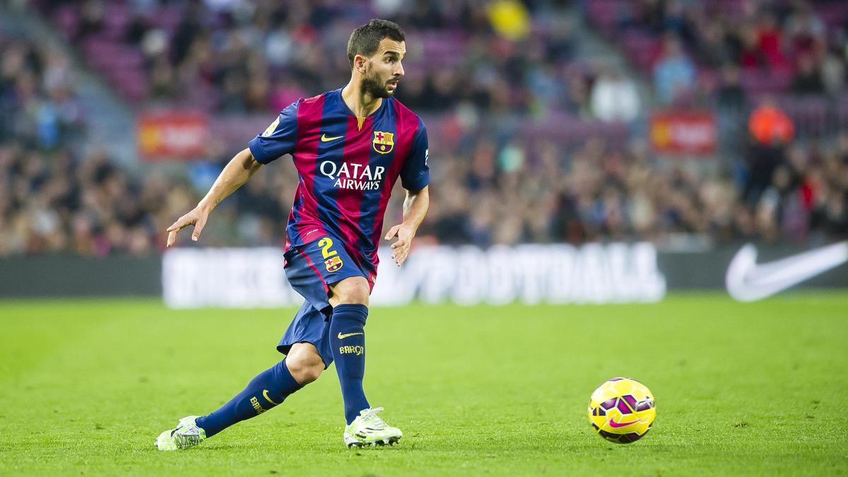 Martín Montoya con el FC Barcelona