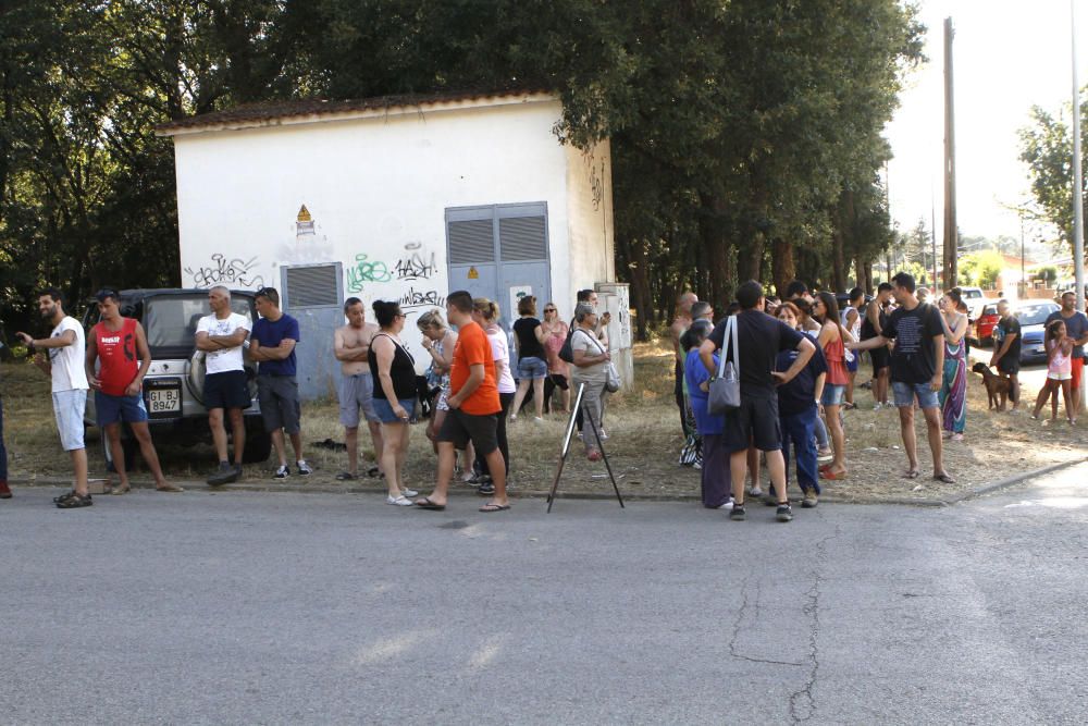 Incendi a Santa Coloma de Farners