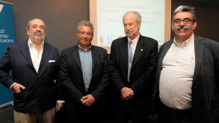 De izquierda a derecha, Maldonado, García, Toribio y Vela.