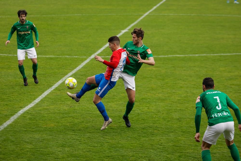 Partido Sporting B-Racing de Ferrol.