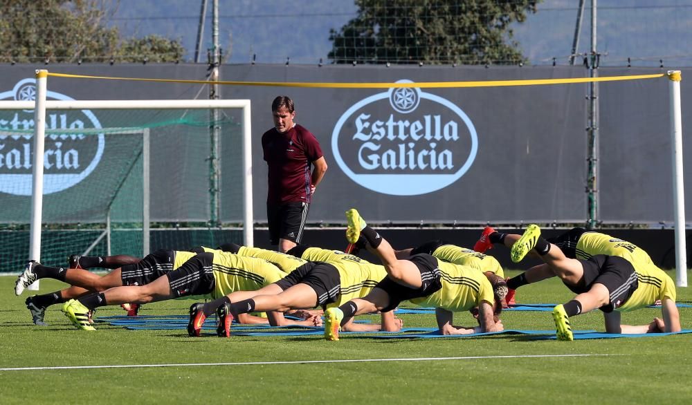 El Celta prepara el duelo ante el Real Madrid