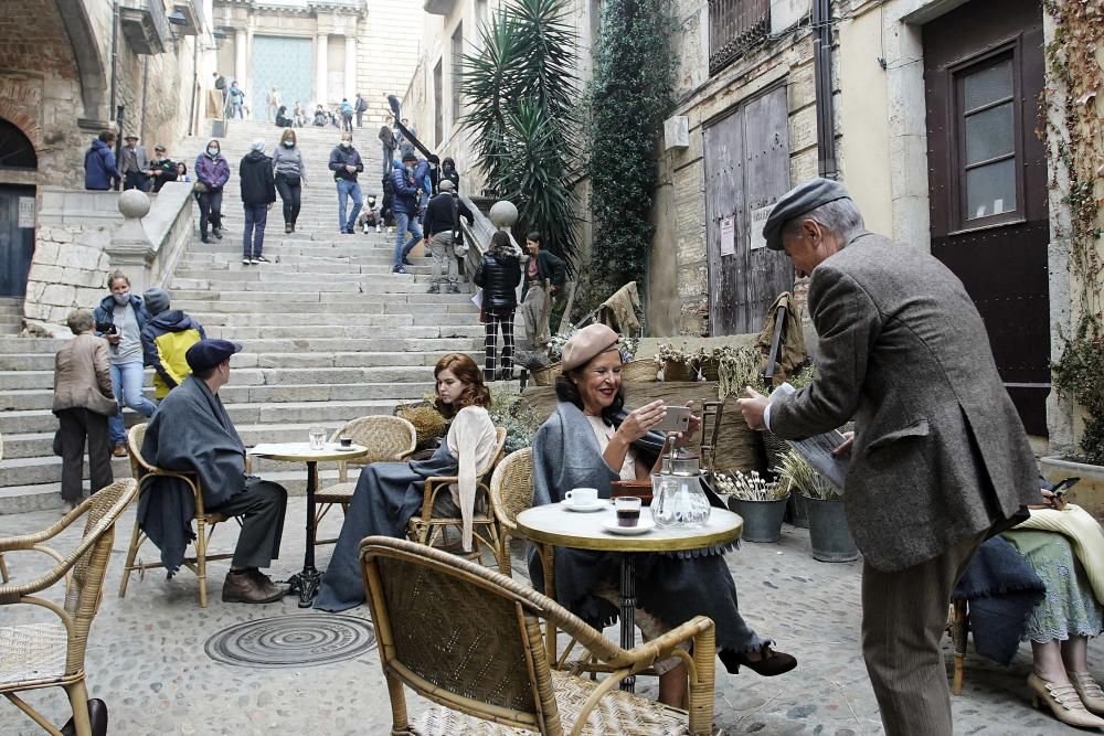 El rodatge del film alemany «The Path» al Barri Vell de Girona