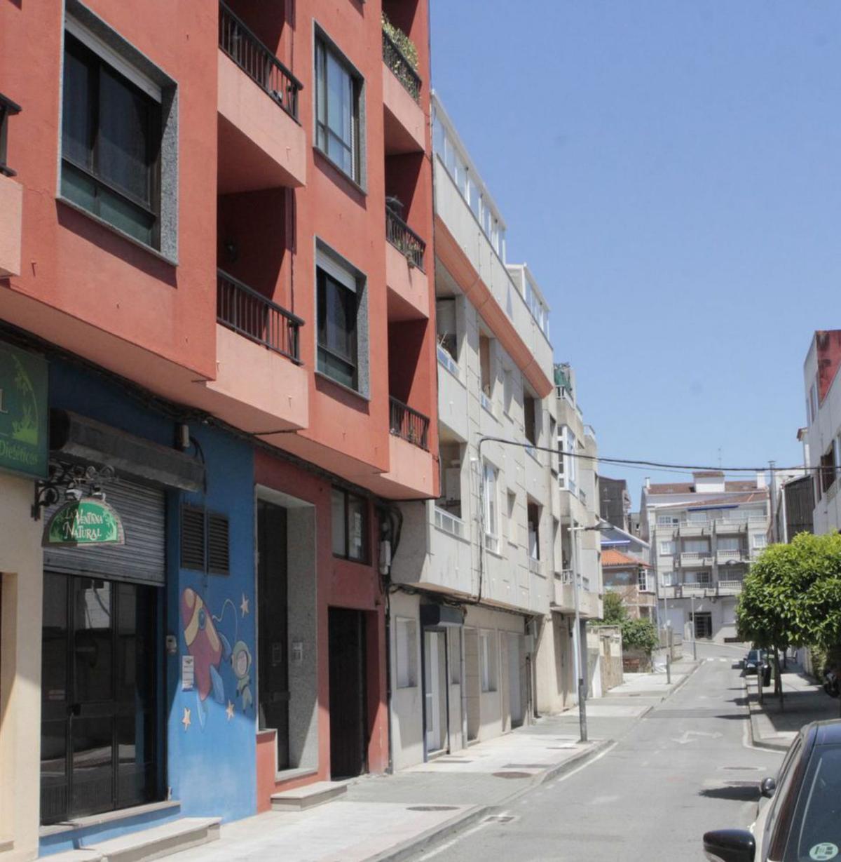 Calle Fragata Lealtad, en el barrio de O Real. | // SANTOS ÁLVAREZ