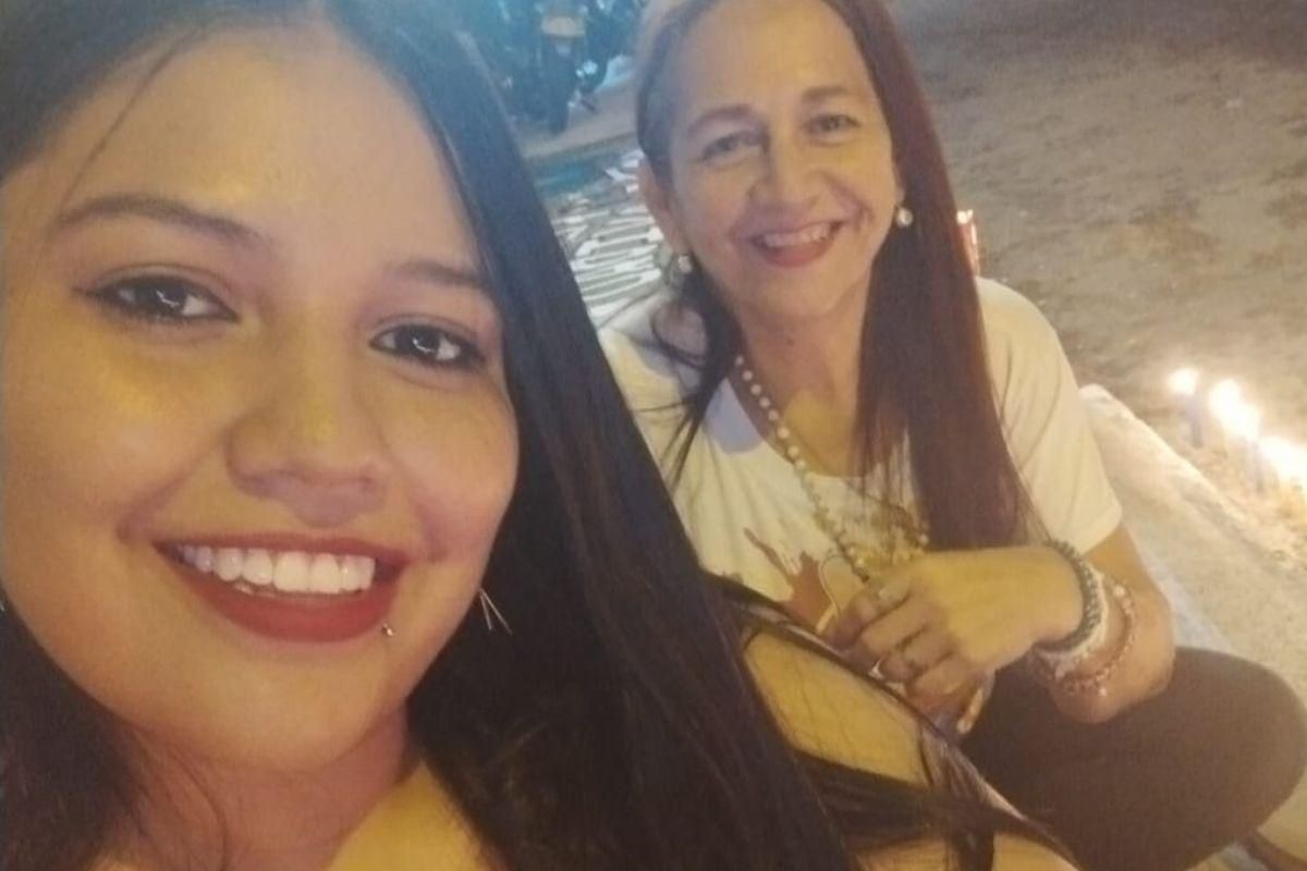 Orlinda y su hija Estefanía