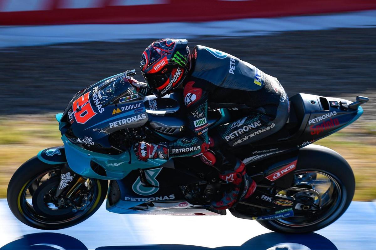 Quartararo en acción