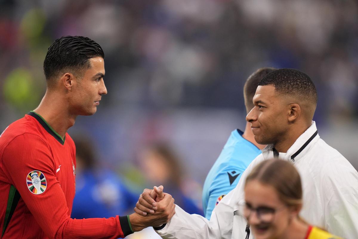 Cristiano Ronaldo y Kylian Mbappé.