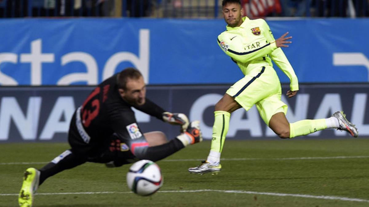 Neymar fue el mejor en el Calderón