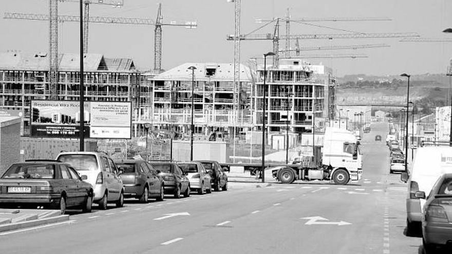 Edificios del Área de Roces que ya están en fase de construcción.