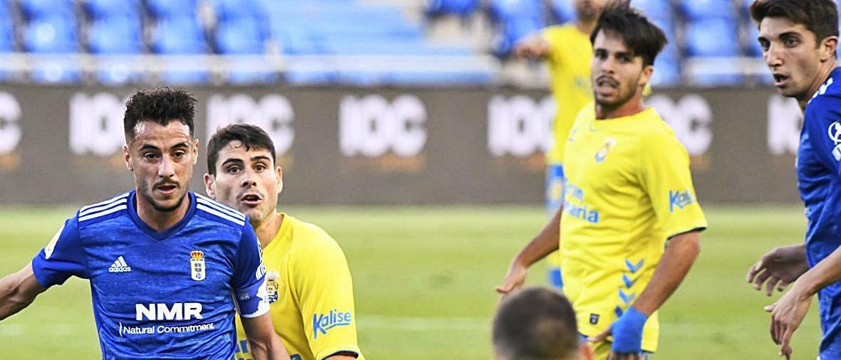 Tejera y Edgar, ante Las Palmas. | LOF