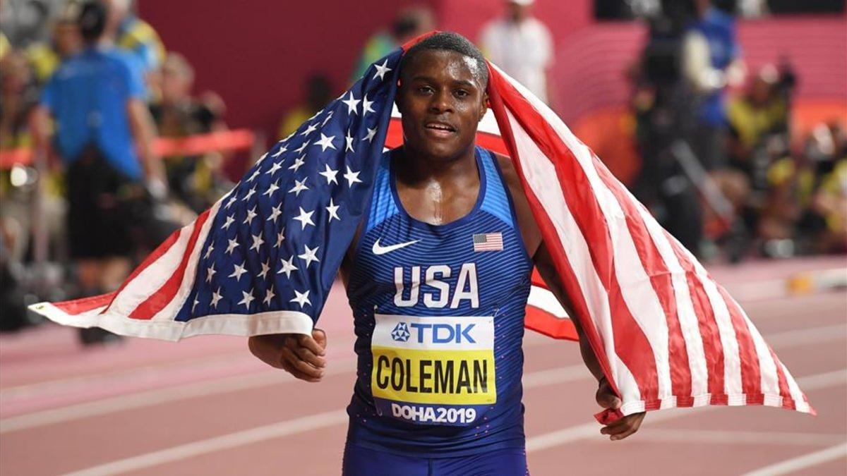 Coleman, campeón del mundo de 100 metros, se saltó un control