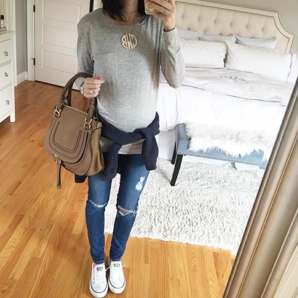 El look premamá de Coco Wyse