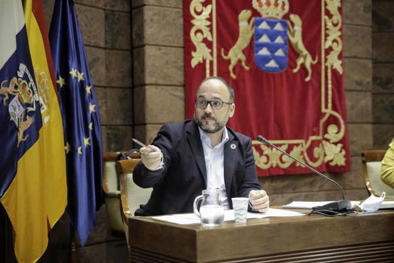 Comparecencia de José Antonio Valbuena  El nuevo consejero informará sobre la finalización del curso escolar.  | 27/05/2020 | Fotógrafo: Delia Padrón