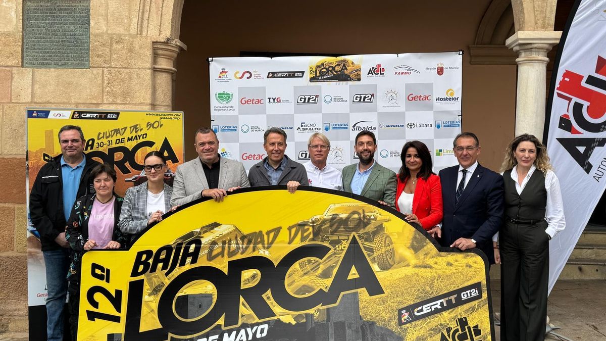 Presentación del rally Baja Lorca-Ciudad del Sol