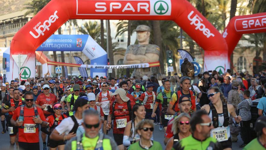 Ambiente y salida de la Ruta de las Fortalezas en Cartagena