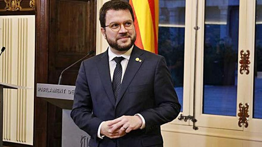 El vicepresident de la Generalitat, Pere Aragonès