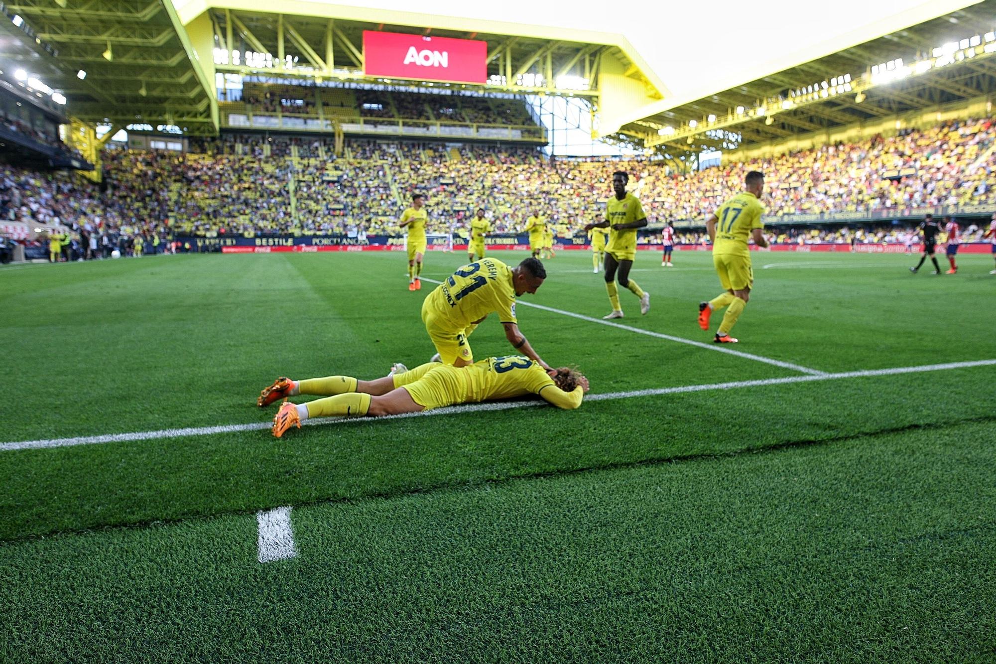 Galería | Las mejores imágenes de la afición amarilla en la previa del Villarreal-Atlético de Madrid