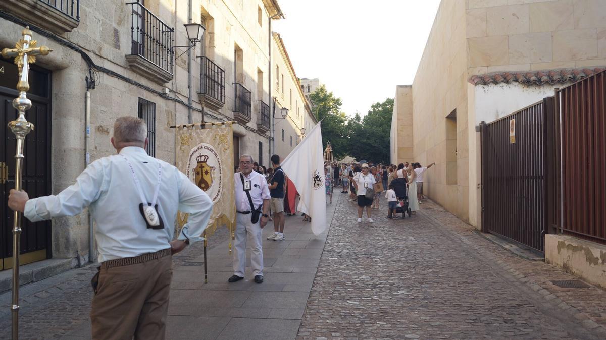 Procesión de la Virgen del Carmen de San Isidoro en Zamora.