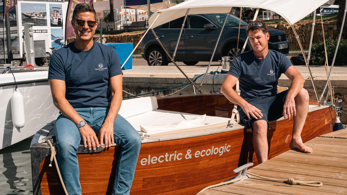 Othman Ktiri, propietario de OK Group, y Marc Balaguer, fundador de eBoats.