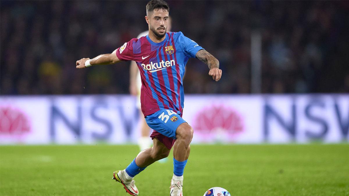 Álvaro Sanz jugó tres partidos oficiales con el primer equipo del Barça y también el amistoso de Australia