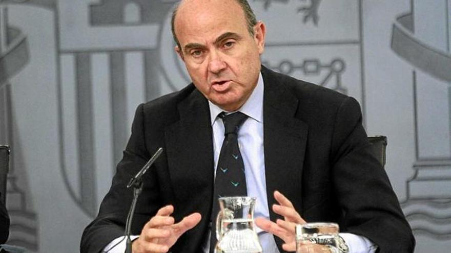 El ministre d&#039;Economia i Competitivitat, Luis de Guindos