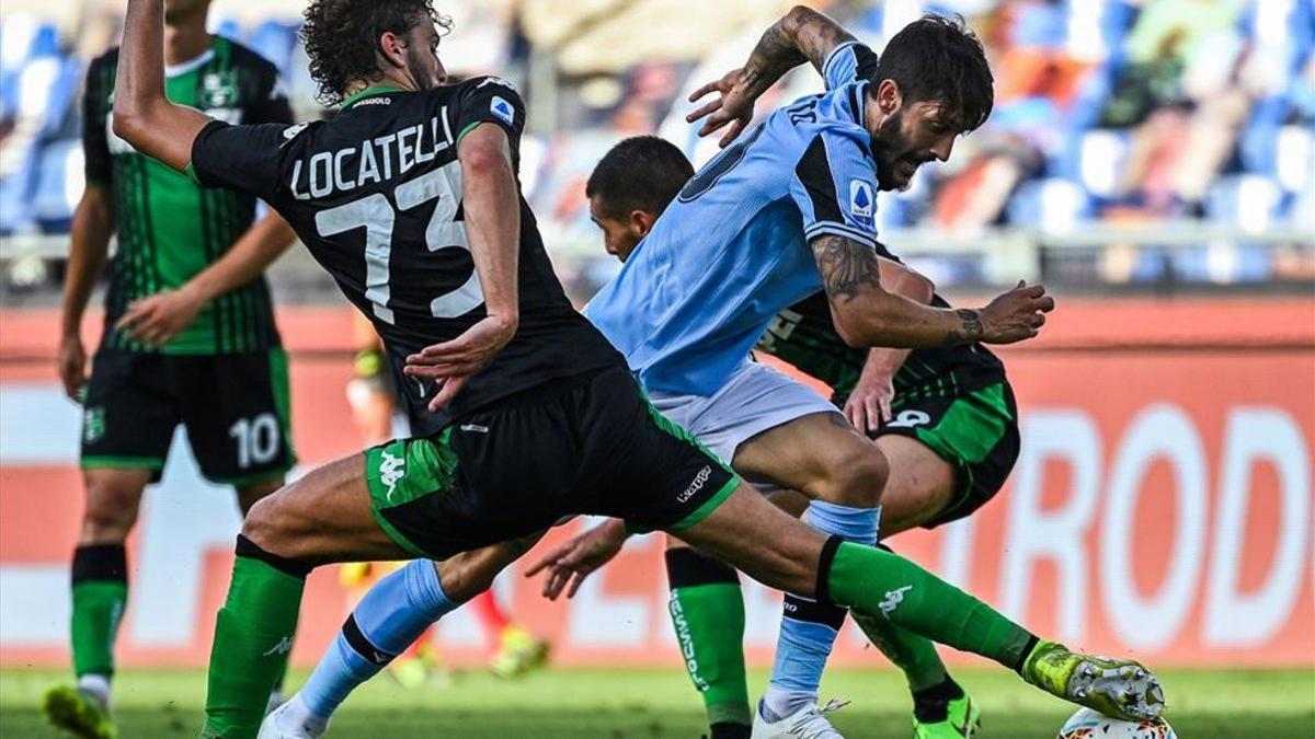 Luis Alberto durante un encuentro de la Lazio