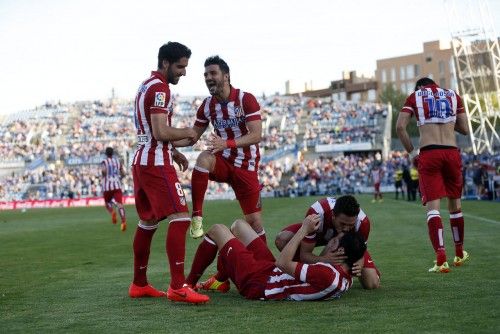 Imágenes del partido entre el Getafe y el Atlético de Madrid.