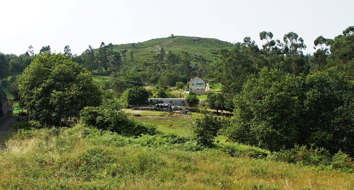 Imagen de una vivienda de la parroquia de Figueiras