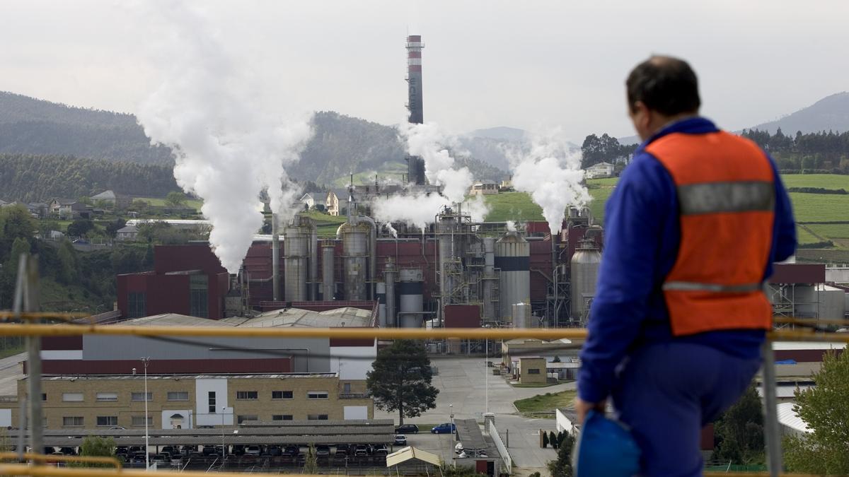 Factoría de Ence en Navia