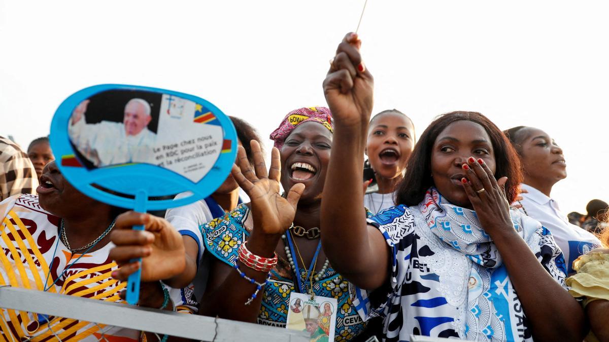 El papa Francisco visita la República del Congo.