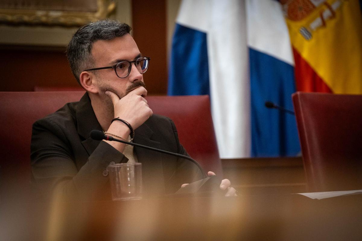 El concejal de Infraestructuras en Santa Cruz, Javier Rivero.