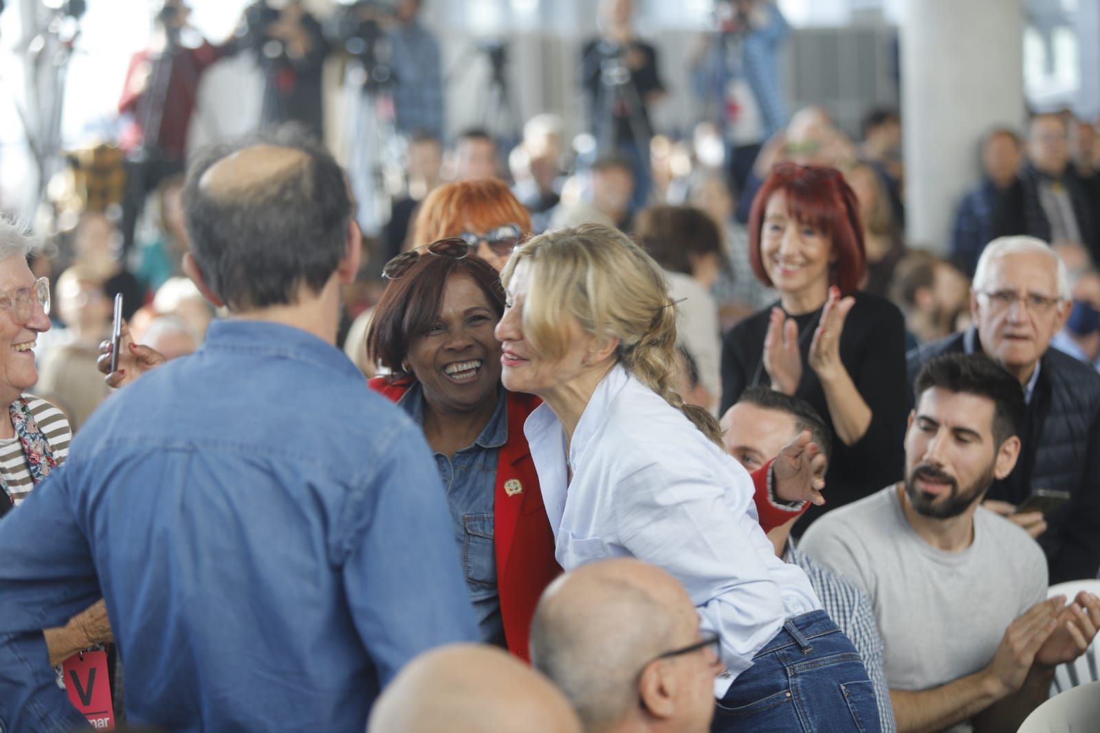 Acto de Yolanda Díaz en València