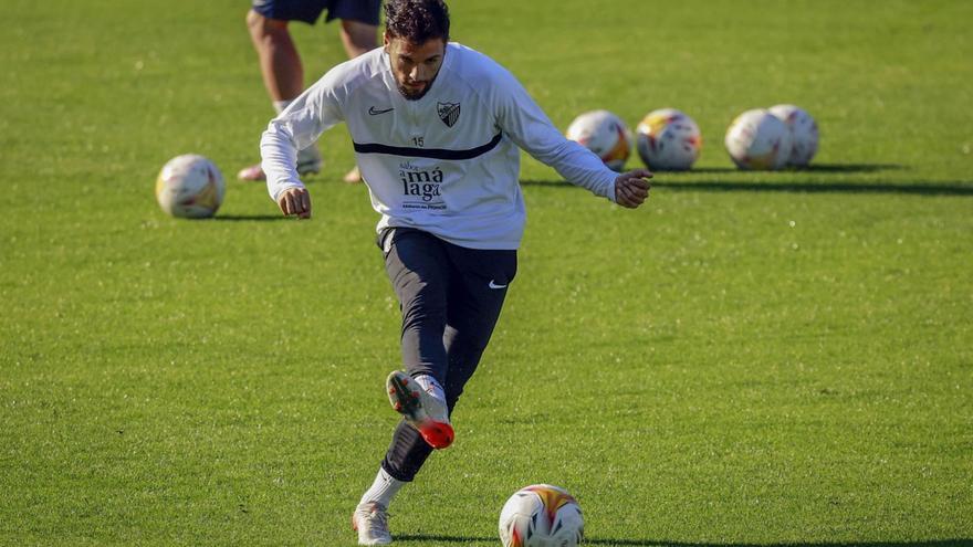 Antoñín Cortés, durante un entrenamiento de esta temporada.