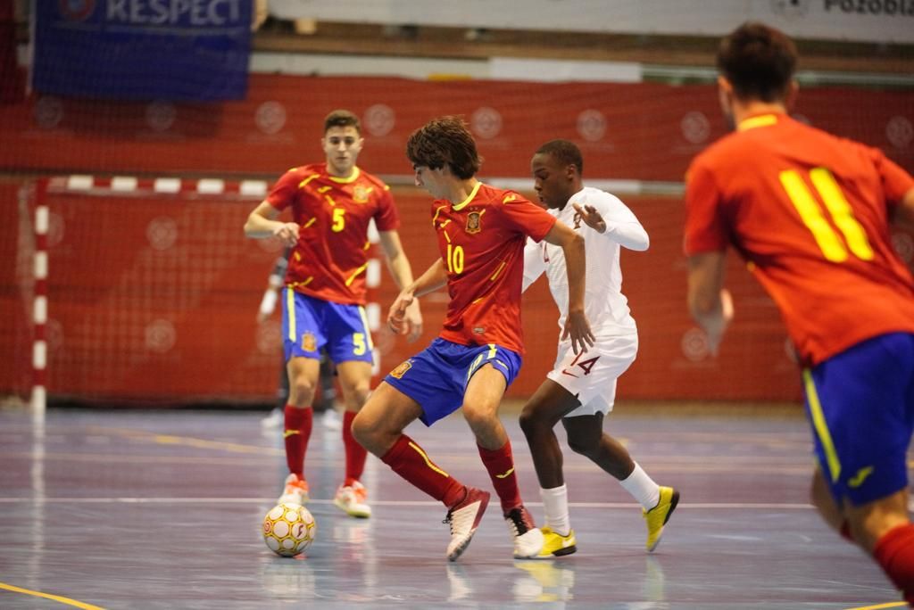 Las imágenes del España-Portugal de Futbol Sala Sub-19 en Pozoblanco